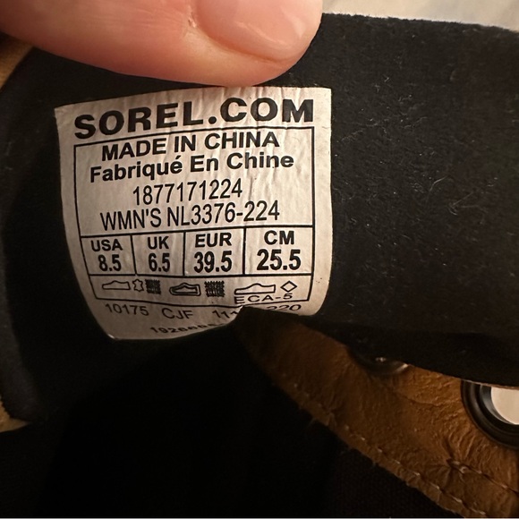 Sorel Lexie Wedge Boots Camel Brown Womens 8.5 - Picture 11 of 11